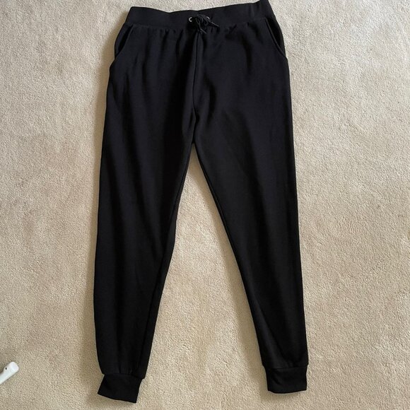 NEW LOOK MATERNITY black cotton blend with pockets joggers size 8 - Picture 5 of 5